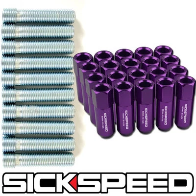 20 PC PURPLE LUG NUTS CONVERSION ADAPTER KIT 12X1.5 TO 12X1.5 FOR WHEELS/RIMS (for: Volkswagen)