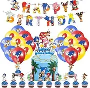 Hedgehog Birthday Decoration Sonic Birthday Decorations Hedgehog Birthday Party Supplies Sonic Birthday Balloons Sonic Balloons Birthday Sonic Hedgehog Cake Topper Sonic Hedgehog Birthday Banner