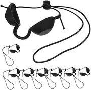 Outanaya 8pcs Soft UV Protection Eye Masks for Sleeping and Tanning Excellent Light Blocking Goggles for for Home Office and Travel