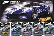 [Hot Wheels] 2016 FORZA Motorsport Retro Entertainment Series Box Premium Set - Lamborghini Gallardo / '17 Ford GT / Alfa Romeo Sprint GTA / Ford Falcon / Camaro ZL1 Real Riders