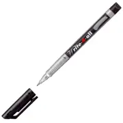 Stabilo Write-4-All Super Fine Permanent Marker 0.4Mm Line Black Pack 10