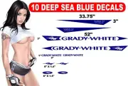 GRADY WHITE SAILFISH 27 BOAT DECALS 30 COLOR OPTIONS message for other options
