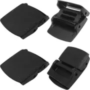 38cm Plastic Buckle 4PCS Black Nylon Canvas Web Belt Plastic Buckle for 1.4 i...