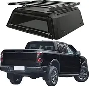 ATATNK Steel Truck Canopy Tailored Canopy Hardtop Hinged Truck Canopy Topper Camper Hard Truck Tonneau Cover Seal Compatible for Ranger T9 T8 T7 T6