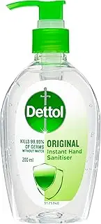 Dettol Healthy Touch Instant Liquid Hand Sanitizer Original, 200ml