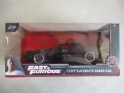 SEALED MIB 2021 FAST AND FURIOUS LETTY'S PLYMOUTH BARRACUDA DIE CAST BY JADA