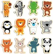 Djeco DJ03118 Wooden Magnetic Jungle Set