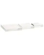 Harp & Finial Set of 3 Lismore Crystal Trays Risers