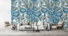 3D Floral Seamless Wallpaper Wall Mural Removable Self-adhesive 517