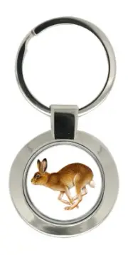 Hare Key Ring