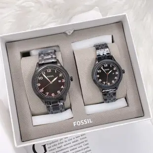 頌霏精品代購 FOSSIL 情侶對錶 手錶 BQ2471SET