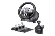 PXN V9 Gen2 Premium Steering Wheel - Black (PXN V9 GEN2)