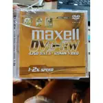 MAXELL DVD-RW 燒錄片光碟 4.7 GB 120 MIN 2X/1X 台灣製