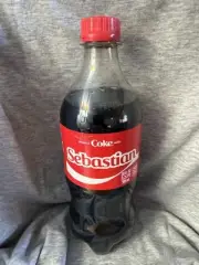 Share A Coke with Sebastian 2025 Personalized Gift Coca Cola Bottle 20oz