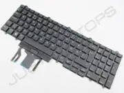 New Original Dell Precision 7510 Swedish Finnish Backlit Keyboard Tangentbord