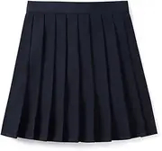 [STKARCV] Color High Waist Women Pleated Skirt Summer Preppy Dance Black Mini