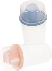 EXAOMBLE 2Pcs Refillable Laundry Storage Containers Laundry Dispensers for Detergent Shampoo and Lotion Kitchen Travel Use
