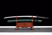 Modern Folded Damascus Steel Blade Katana Sword Battle Ready Beautiful Full Tang