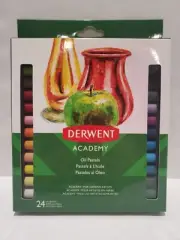 Derwent Academy - Oil Pastels - 24 Count - BRAND NEW
