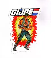 G.I. Joe Classified Real American Hero GUNG HO Water Resistant Sticker