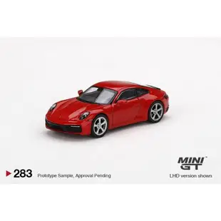 Mini GT 283 Porsche 911 (992) Carrera S Guards Red 保時捷 紅色
