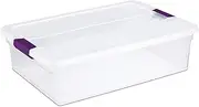 [Sterilite] Clearview Latch Box – Transparent Storage Container with Secure Latch, Durable & Versatile