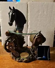 DWK CORP WORLD OF WONDERS BLACK STALLION STATUE LIMITED EDITION 5,000 DAY'S END