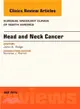 Head and Neck Cancer ― An Issue of Surgical Oncology Clinics of North America