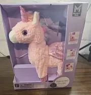Member's Mark Remote-Controlled Walking & Dancing Pink Plush Toy UNICORN NIB