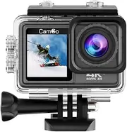 CamGo Z 4K 24MP WiFi Ultra HD Underwater Waterproof Camera 30M Sports Camcorder with Remote Control & Filter Lens Set