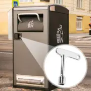 2 Pcs Trash Can Metal Lock Garbage Bin Baby Utility Keys for