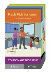 Nelson Phonics in a Box 2: Consonant Digraphs Story Books x 6