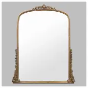 Audrey Large Arc Mirror, Gold