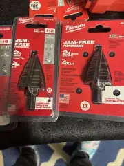 Milwaukee 48-89-9212 #12 Step Drill Bit 7/8"-1-3/8" Jam Free. New
