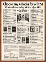 1992 Book of the Month Club Print Ad/Poster Stephen King Joan Rivers 90s Pop Art