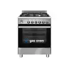 Emilia Freestanding Oven 60cm GAS cooker, GAS Oven Stainless Steel EM664GG