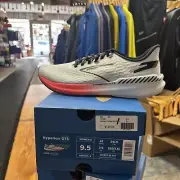Size 9.5B Women's- Brooks Hyperion GTS Blue/Fiery Coral/Orange