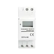 NLS FDT16-16D - Single Channel Digital timer 16amp 24Hr / 7 Day Battery Backup