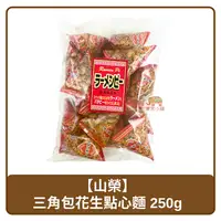 在飛比找樂天市場購物網優惠-日本 山榮 三角包裝 花生點心麵 250g