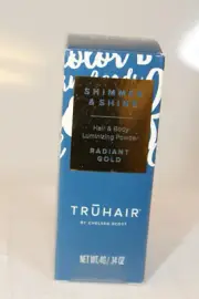 Truhair Chelsea Scott Shimmer Shine Luminizing Powder Radiant Gold Hair and Body