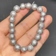 70g Aletai iron meteorite 10mm round bead Beaded Bracelet