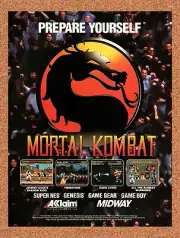 1992 Mortal Kombat SNES Original Advertisement / Retro Wall Art v19