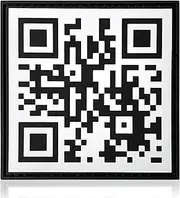 [EPIC Goods] Rick Roll Morale Patch, QR Code Sign Meme - Funny Tactical Backpack Patches | Military PVC Cool Patch for Chest Pack, Hat, Dog Harness | Hook and Loop Patches, Molle Accessories (QR - Square)