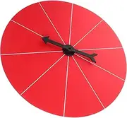 Turntable Interactive Games Carnival Game Rotating Wheel for Prizes Party Prize Wheel Win Prize Wheel Prize Winner Wheel Fortune Board Game Prize Wheel Board Plastic Red