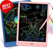2 Pack LCD Writing Tablet for Kids,Colorful 10 Inch Drawing Tablet for Toddler,T