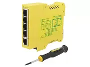 SW-525 Switch PoE Ethernet Unmanaged Number of Port: 5 44-57VDC DIN BRAINBOXES