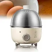 Electric Egg Boiler, Mini Household Electric Egg Steamer, Multicooker Breakfast Machine, Automatic Steamer, Egg Custard Steaming Cooker with Timer, for Dormitory, Household