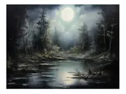 Moonlight Canvas Print