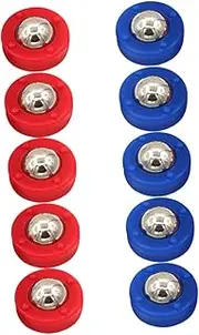 HOOTNEE Child-Friendly Shuffleboard Set 10pcs Mini Balls for Hand-Eye Coordination Family Bonding Game