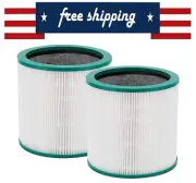 2 Pack True HEPA 3-in-1 Filters For Dyson Pure Cool Link TP00 Air Purifier